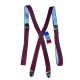 Bretelles homme 25mm Bordeaux